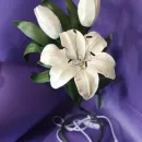 Светильник лилия ручной работы