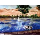 Картина "Вид на р. Нил с о. Китченера"