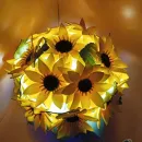 Букет светильник Подсолнухи