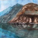 Картина "Дагестан. Чиркейское водохранилище №2"