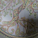 Керамика ручной работы, блюдо сервировочное