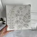 Фотоальбом свадебный жемчужный с бисером и пайетками