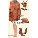 КОРАЛЛЫ СТИЛЬНОЕ ВЯЗАНОЕ АРТ-ПЛАТЬЕ КОРАЛЛЫ стильное вязаное арт-платье