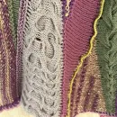 ЛИЛОВЫЙ ТУМАН Винтажный авторский джемпер