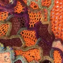 ФРАНЦУЗСКИЕ ЗАПЛАТКИ джемпер в технике фриформ