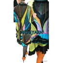 КОЛОМБИНА арт-платье ручной вязки