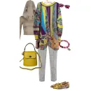 ЦВЕТЫ АВТОРСКИЙ ДЖЕМПЕР С ПРИНТОМ ЦВЕТЫ авторский джемпер с принтом