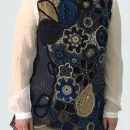 КОРОЛЕВСКИЙ СИНИЙ женский вязаный жилет