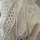 БЕЛЫЙ АКЦЕНТ ЖЕНСКИЙ ВИНТАЖНЫЙ СВИТЕР БЕЛЫЙ АКЦЕНТ женский винтажный свитер