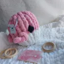 Мягкая игрушка кит розовая - Мэри