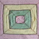 плед детский вязаный из хлопка летний