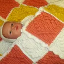 плед детский вязаный купить в Москве