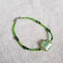 Браслеты из бисера с бусинами и кристаллами