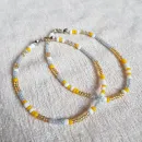 Браслеты из бисера с бусинами и кристаллами