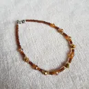 Браслеты из бисера с бусинами и кристаллами