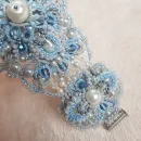 Браслет "Сапфир" фриволите