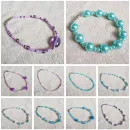 Браслеты из бисера с бусинами и кристаллами