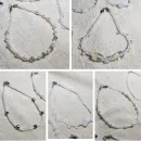 Браслеты из бисера с бусинами и кристаллами