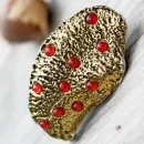 Винтажная брошь "Орешек кешью" от ZENTALL