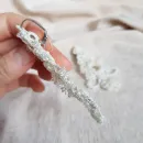 Браслет и серьги "Хрустальный звон" фриволите