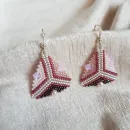 ​Брошь-орден-подвеска и Серьги "Воздушная сливка"