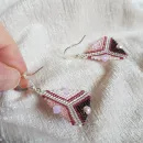 ​Брошь-орден-подвеска и Серьги "Воздушная сливка"