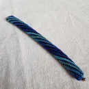 ​Браслет "Синие грани" с рельефной текстурой