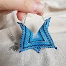 Подвеска, двойная брошь, серьги и серьги гвоздики "Вдохновение"