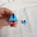 Подвеска, двойная брошь, серьги и серьги гвоздики "Вдохновение"