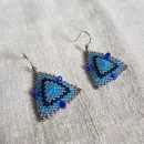 Подвеска, двойная брошь, серьги и серьги гвоздики "Вдохновение"