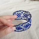 ​Браслет и серьги "Матрёшки" фриволите