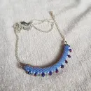 Двухстороннее колье "Радуга" из бисера