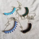 Двухстороннее колье "Радуга" из бисера