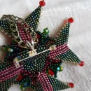 ​Брошь-орден-подвеска "Султанит"