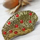 Винтажная брошь "Орешек кешью" от ZENTALL