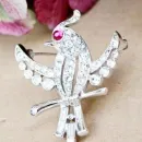 Коллекционная брошь от TRIFARI 1940-е ALFRED PHILIPPE