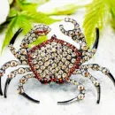 Коллекционная брошь "Краб" BETTINA VON WALHOFF