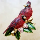 Винтажная брошь "Кардиналы" от JOAN RIVERS