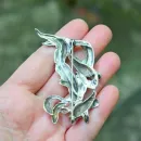 Винтажная  серебряная брошь от CYVRA