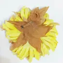 Брошь цветок из шелка Хризантема