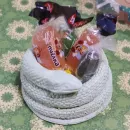 Подсвечник новогодний символ змея