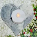 Подставка под свечу и бокал Сердце