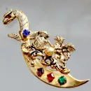 Коллекционная брошь CORO 1940-е