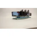 Модель подводной лодки 667БДР "Кальмар" на фоне скал "Три брата".