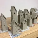 Домик интерьерная статуэтка