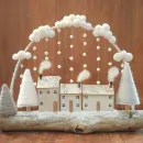 Домик интерьерная статуэтка