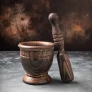 Ступка из дерева