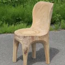 Стул из массива, деревянный