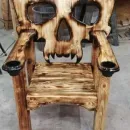 Стул из массива, деревянный