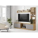 Мебель для гостиной стенка БОСТОН НМ-001 цвет серый